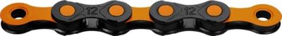 KMC DLC Catena a 12 velocità, nero/arancione, 126 maglie
