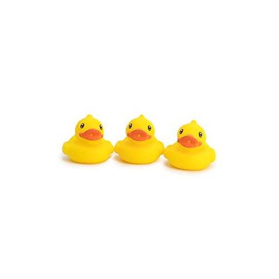 TACHAN - Set de 3 patitos de Goma para baño - Colección Juguetes para la bañera y Piscina - Juguete de Agua blandito (CPA Toy Group 756T00583)