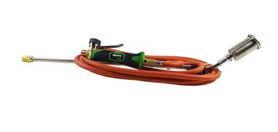 Express, 6503, Kit Désherbage composé d'un Manche 650 Vert, d'un Brûleur 35SL600 avec Puissance 35 KW, d'un Tuyau de 4,75m réf. 963/5 et d'un Raccord Direct pour Bouteille Butane