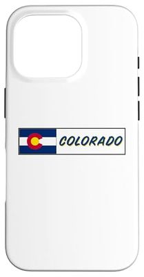 Souvenir bandiera dello stato del Colorado Custodia per iPhone 16 Pro