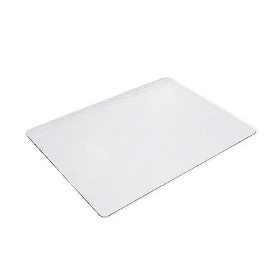 Floortex Antimicrobiële beschermmatten voor het huishouden van huisdieren, 2-delig | 43 x 56 cm | van ftalaatvrij vinyl | mat transparant | rechthoekig