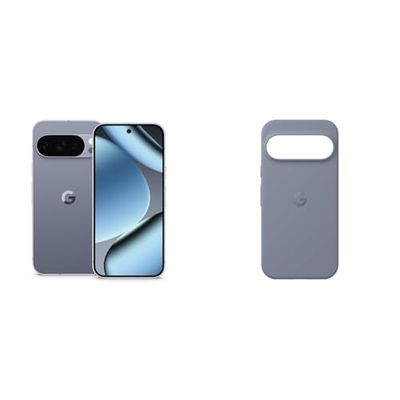 Google Pixel 10 Pro - Unlocked Android Smartphone with Gemini, Triple Rear Camera System, 24+ Hour Battery and 6.3" Super Actua Display - Moonstone, 128GB+Case