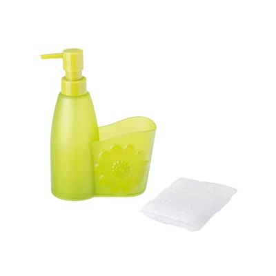 Avilia Elegant flytande tvåldispenser med blomdesign av högkvalitativ plast och 500 ml kapacitet - chic tillbehör för ditt hem