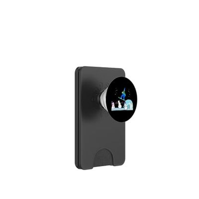 Snowboarding Snowboarders fun Snowmen Snowboard PopSockets PopWallet para MagSafe