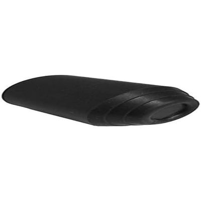 Merriway BH05585 (4 Pcs) Light Duty Rubber Walking Stick Ferrule Protectors Cane Tips, 13mm (1/2 inch) Black - Pack of 4 Pieces