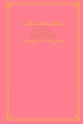 Pink Vintage Journal: 120 pages | Blank Vintage Pages | 6 × 9"