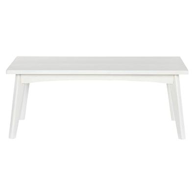 Salontafel met handvat, 115 x 55 x 45 cm, gebroken wit