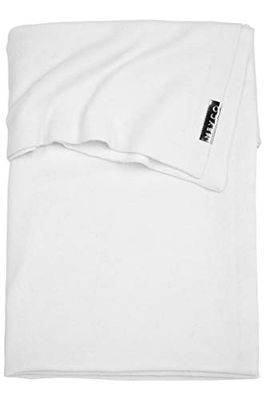 Meyco 2753000 Knit Basic - Edredón (100 x 150 cm), Color Blanco cálido