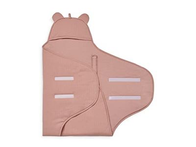 Jollein 032-566-66034 Basic Swaddling Couverture de bain Rose 100 x 105 cm