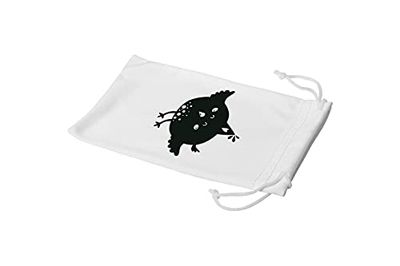 Bonamaison Imprimé Numériquement Lunettes Étui avec Cordon de Serrage, 100% Coton, Sac Lunettes, Pochette à Lunettes, 1 Pièce, Taille: 11x19 Cm