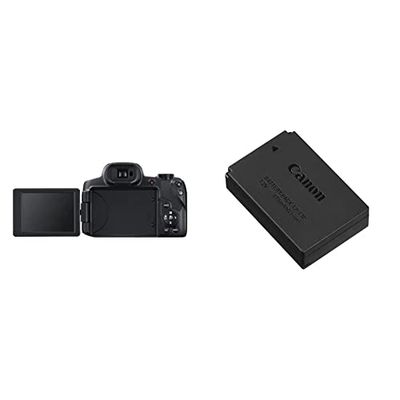 CANON Compact Powershot SX70 HS & Batterie LP-E12 pour EOS 100D,EOS-M,EOS-M10,ESO-M50, EOS-M100, EOS-M2, SX70 HS