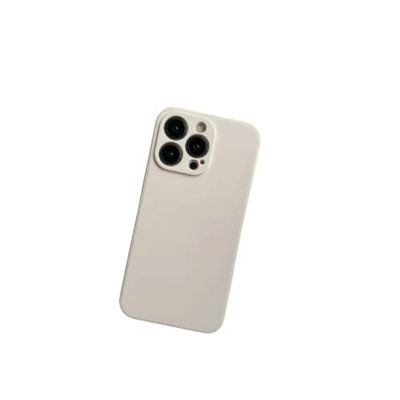 PASUTO Compatibile con la custodia per iPhone 13 Pro, in silicone liquido con [anti graffio] [fodera in microfibra morbida] [custodia protettiva per fotocamera] per 6,1 pollici,(bianco)