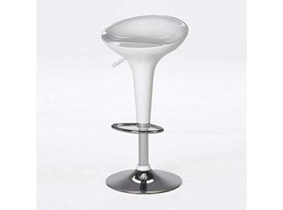 Kit Closet 5020317000 - taburete alto bar Rex, blanco, 88 x 38 x 38