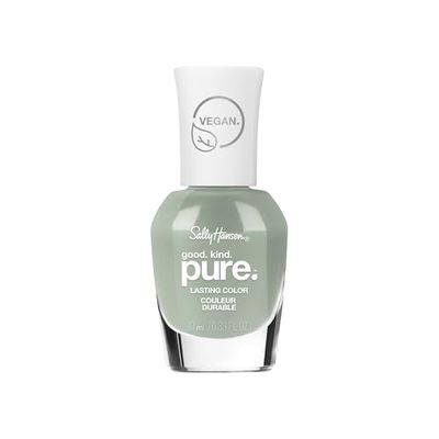 Vernis Sally Hansen Good.Kind. Pure Vernis à ongles, formule végétalienne, haute brillance, séchage rapide, 376 Moss Mosaic