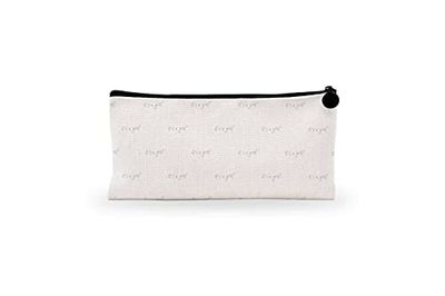Bonamaison, Estuche de Lona con Cremallera para lápices, con impresión Digital, para Escuela, Bolsa de Lona para niños, niñas, 100% algodón, Unisex, 1 Unidad, 21 x 12 cm