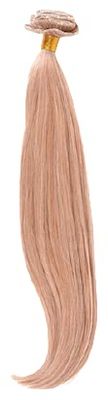 BIFULL Extension de 50 cm Lisse mèches modèle 27-613 Clair/Blond Platine Naturel, Cheveu Humain, Noir, Estandar