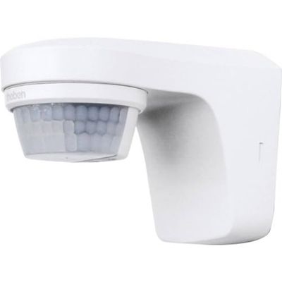 Eltako Draadloze buiten-bewegings-helderheidssensor zuiver wit FABH130/230V-rw