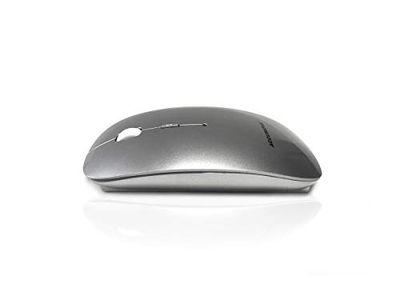 Accuratus Image RF Silver - Wireless 2.4GHz RF Full Size Computer Mouse with Glossy Finish