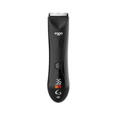GA.MA Italy Professional - Depiladora Eggo, hoja de cerámica de 35 mm, afeitado preciso y delicado para zonas íntimas, ultraligero, inalámbrico, luz LED, 4 peines guía, ideal para hombre y mujer