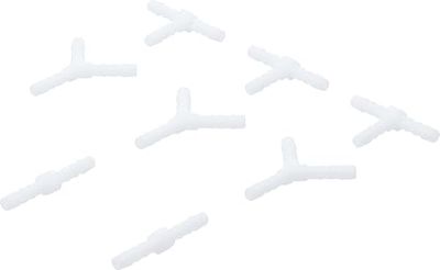 BGS 8790-5 | Conectores para mangueiras de borracha e plástico | resistente ao combustível, 5 mm, 8 peças