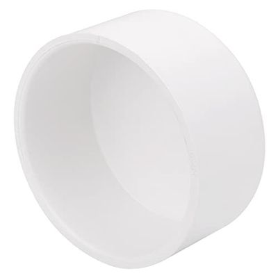 Raccordo per tubo in PVC da 10,2 cm, Schedule 40 Adattatore per tubo in PVC per mobili, bianco da 10,2 cm, per costruire mobili in PVC fai da te mensola da giardino