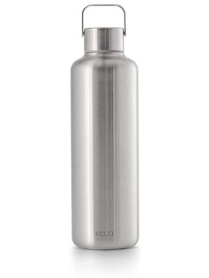 EQUA Tijdloze roestvrijstalen herbruikbare waterfles, 1000ml, lekvrij, BPA-vrij, staal