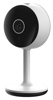 Beghelli - Wewnętrzna kamera Full HD Wi-Fi, kamera do monitoringu dom-e, czujnik ruchu, noktowizor 10 m, sterowanie smartfonem, dwukierunkowy dźwięk, obracanie obrotowe, 1 jednostka