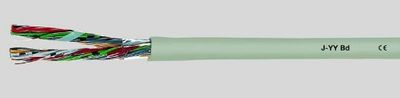 VSE 274092 Fern melde-cavo interno, J YY6 X 2 X 0,6, 100 m di lunghezza, Verde