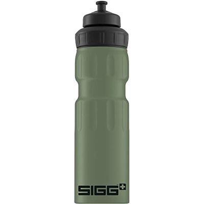 SIGG - Aluminium fietsdrinkfles - WMB Sports Blue Touch - Met 3-traps sportsluiting - Klimaatneutraal gecertificeerd - Lekvrij - Vederlicht - BPA-vrij - Sport & Fiets Accessoires - Groen - 0,75L