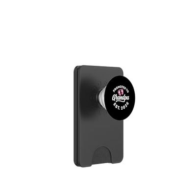 Promoted to Grandpa 2025 Soon to Be Grandfather New Grandpa PopSockets PopWallet for MagSafe
