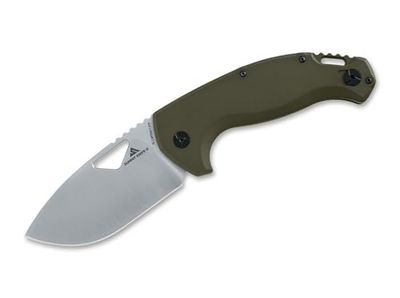 Fox Knives El Capitan Alu Green Mes, uniseks, groen, 22,5 cm