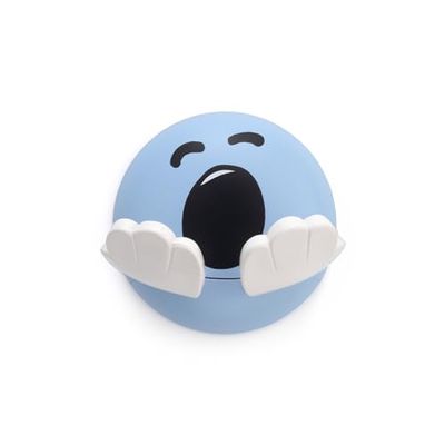 Zarivy Colgador Adhesivo Azul, soporta hasta 2 kg, fácil instalación, Ideal para organizadores de habitación y decoración Infantil.