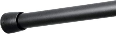 iDesign iDesign 78574Eu Cameo Barre de Traction de Rideau de Douche Pvc/Polypropylène Noir 190 X 4 cm