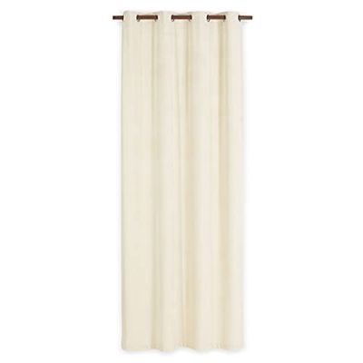 Deco Mex OTEF050 Future Rideau en Velours 145 x 260 cm, Polyester, Beige, Taille Normale