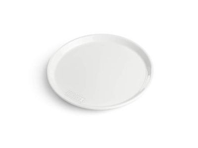 Weber Porseleinen Borden | Twee Dessertborden | Kleine Porseleinen Dinerborden | Weber Porseleinen Servies | Weber Barbecue Accessoires | Set Van 2 Stuks - 20,5 cm - Wit (17881)