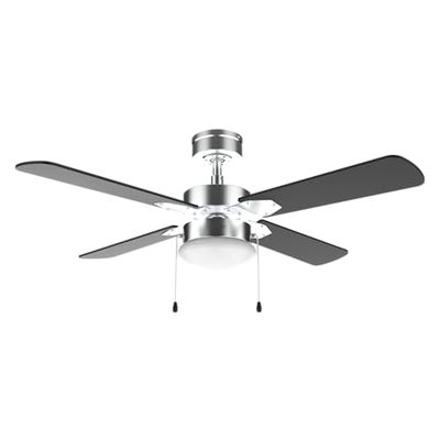 Cecotec Plafondventilator met Licht EnergySilence Aero 450 IronBlack, 50 W en 42”, met licht, 3 snelheden, 4 omkeerbare bladen en zomer-/winterstand