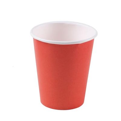 Vaso Cartón 8-9Oz B20 Rojo Naturgo