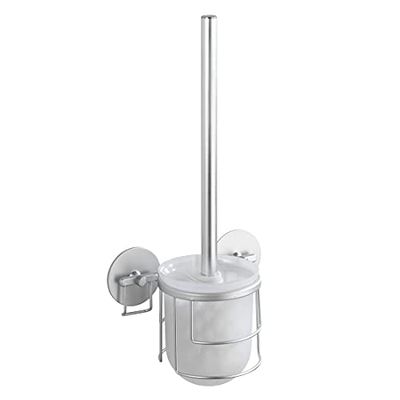 Wenko 18905100 Turbo-Loc Porte Brosse WC Aluminium