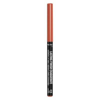 Rimmel London Lasting Finish Exaggerate Lip Liners, 018 Rose Addiction, 4g