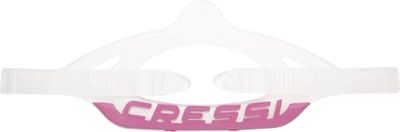 CRESSI originalrem för professionell dykmask serie C klar/rosa – original rem dykning och snorklingsmasker, C_Transparent/rosa, en storlek unisex