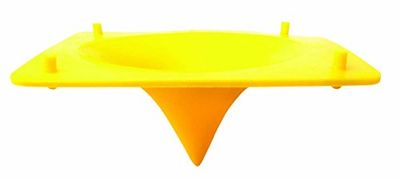 JEM Supporto per Fiori, Giallo, 8.6999999999999993 x 3 x 8.6999999999999993 cm