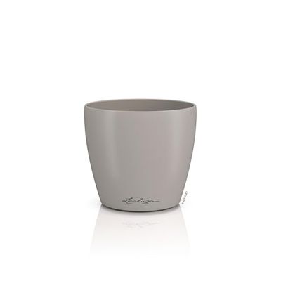 Lechuza Classico Color 12 Deco 16672 Pot de Table Marron Sable Surface Mate Ø 13 x 12 cm