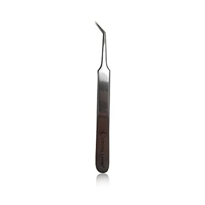 Pince à cils en cristal modèle 11 pour cils d'argent