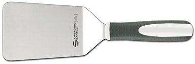 Sanelli Ambrogio Linea TECNA Colore Spatola Lasagne, Ideale per Trasferire Cibi Cucinati al Forno, alla Piastra e alla Griglia, Acciaio Inossidabile, Bianco