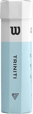 Wilson Triniti TBALL 4 Ball Can, Tennis Balls Unisex-Adult, Yellow, 4 Palle