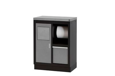 glowster Armario Base multifunción de Acero Inoxidable, fácil Acceso, Gran Capacidad, Ideal para Almacenamiento en cocinas y Espacios comerciales.