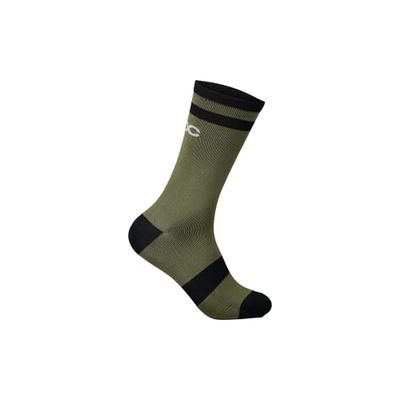 POC Lure Mtb Sock Long Socks Mixte, Epidote Green/Uranium Black, L