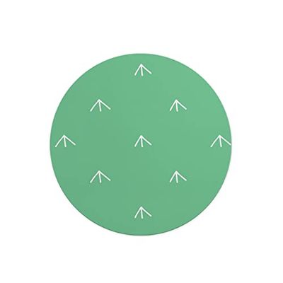 Questo Casa, Round Digital Printed Mouse Pad, Non-Slip Base, for Office and Home, Diameter:22cm