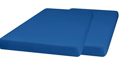 Lot de 2 draps-housses en jersey 60 x 120 cm