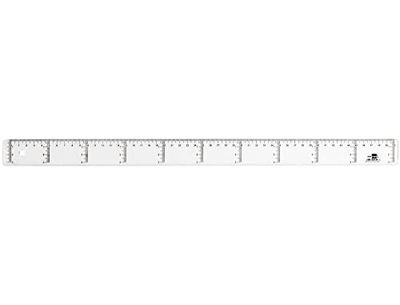 liderpapel 920428 Linijka pionowa pozioma 50 cm czarna